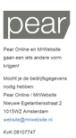 Mobile Screenshot of pear.nl