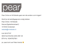 Tablet Screenshot of pear.nl